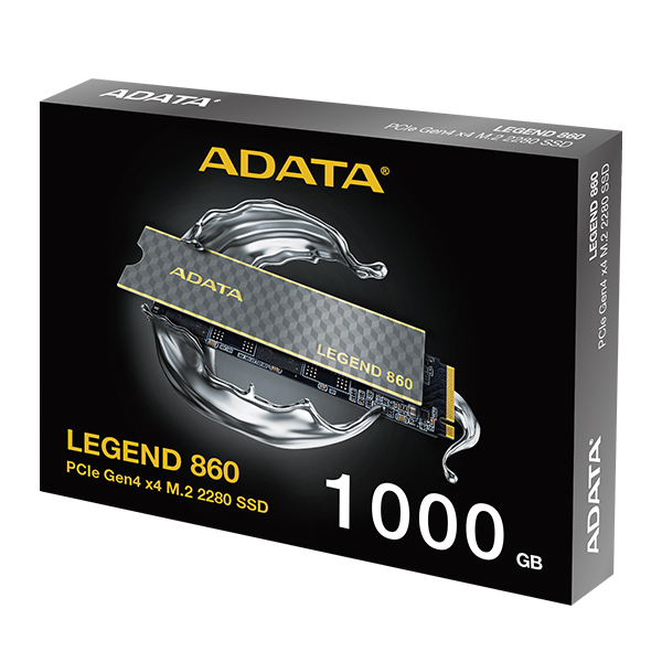 SSD M2 NVMe ADATA LEGEND 860 1TB GEN4 6.0GB par Sec
